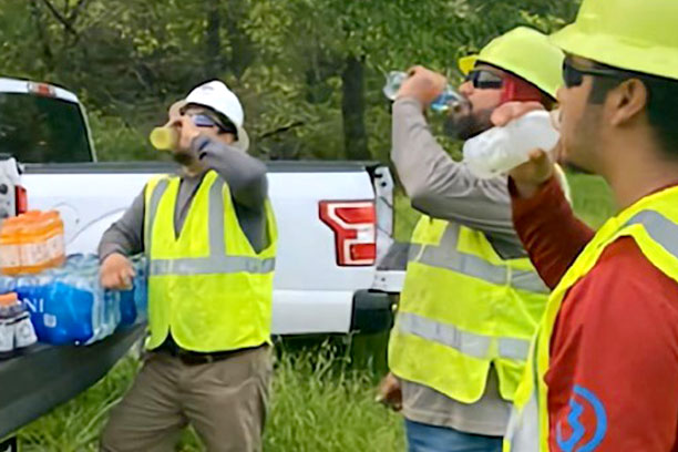 Heat plans Lewis Employees Hydrate Heat plans Lewis Employees Hydrate