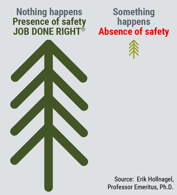Job Done Right Vegetation Management Safety Graphic